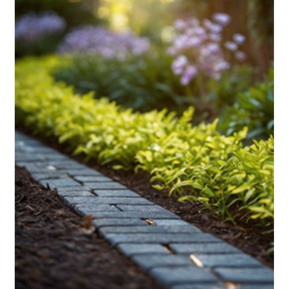 Bordure de jardin taillée