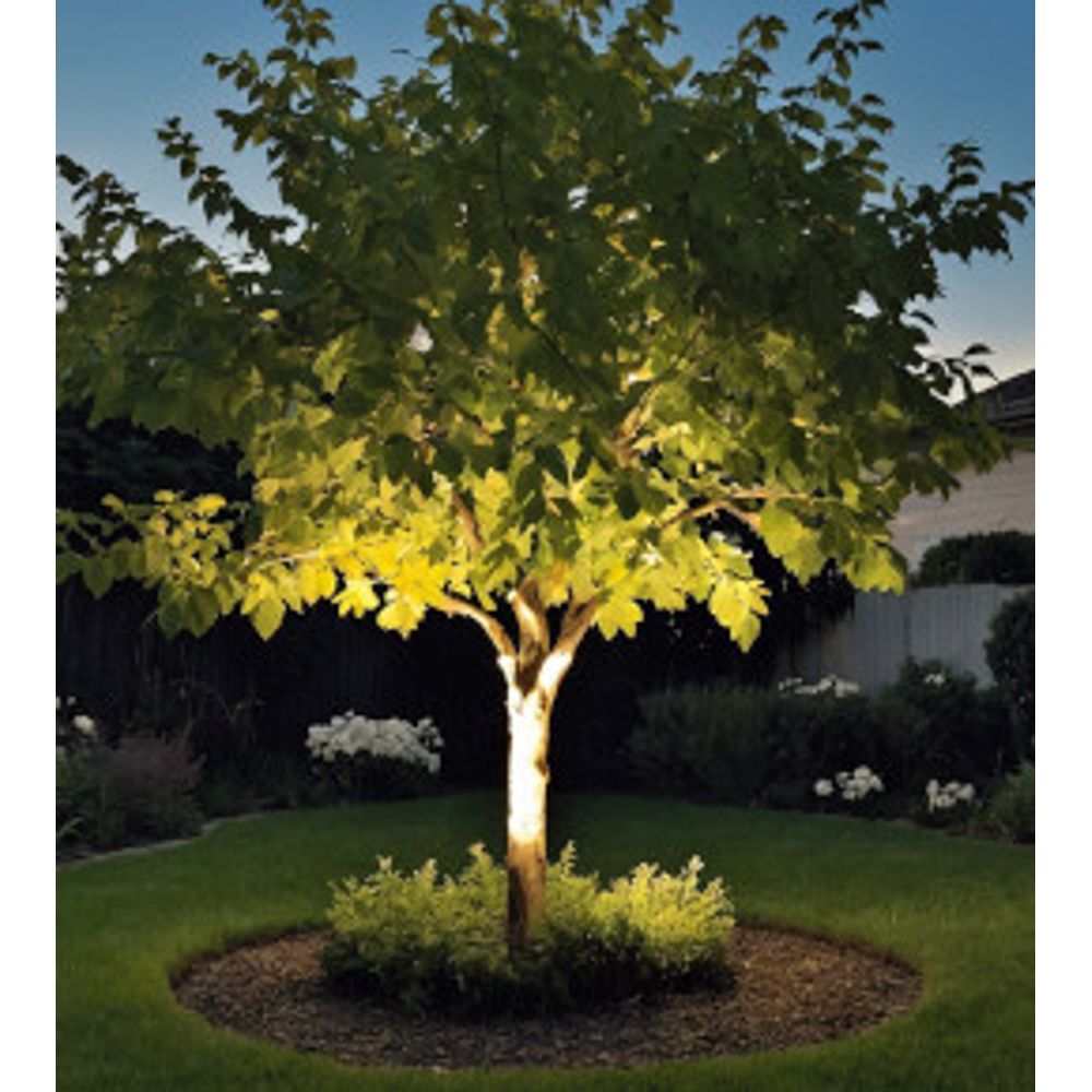 Éclairage d'arbres extérieur