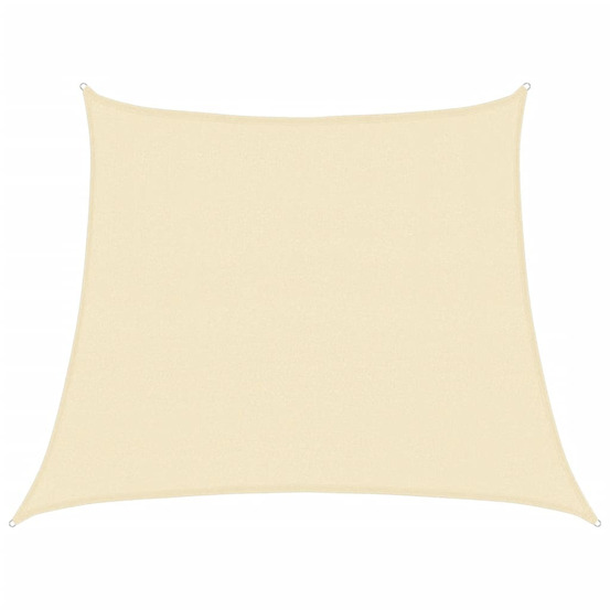 Voile d'ombrage 160 g/m² crème 3/4x3 m pehd