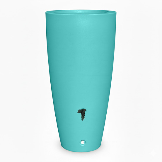 Pot conique récupérateur d'eau de pluie aérien 200l