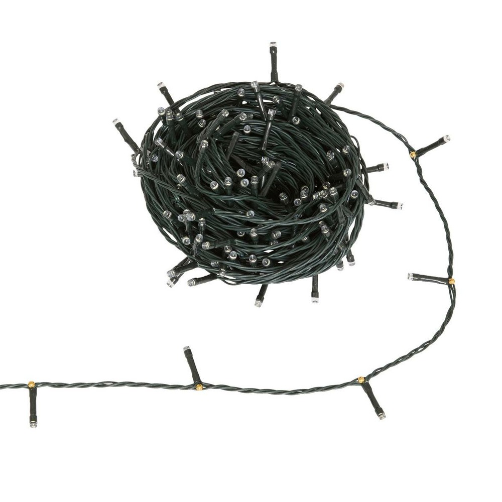 Guirlande lumineuse extérieure solaire 200 led blanc froid l.20m