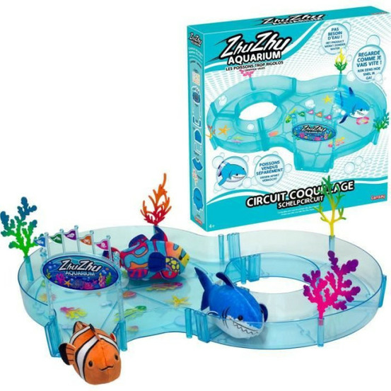 Univers miniature - lansay - 51020 - zhu zhu aquarium : circuit coquillage