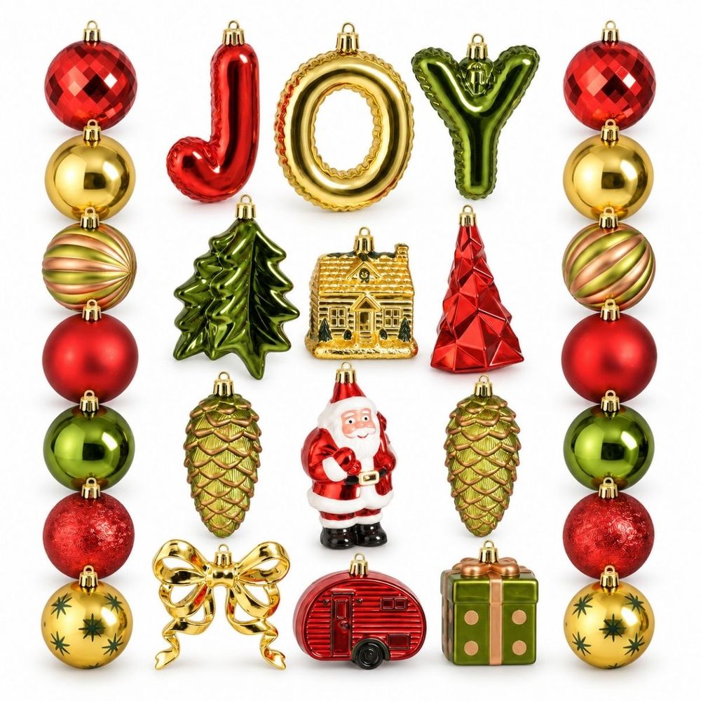 Babe de noël memike249/00200 set de 26 h6x6cm - multicolores
