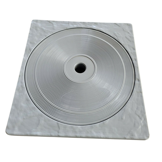 Cadre et couvercle de skimmer weltico gris