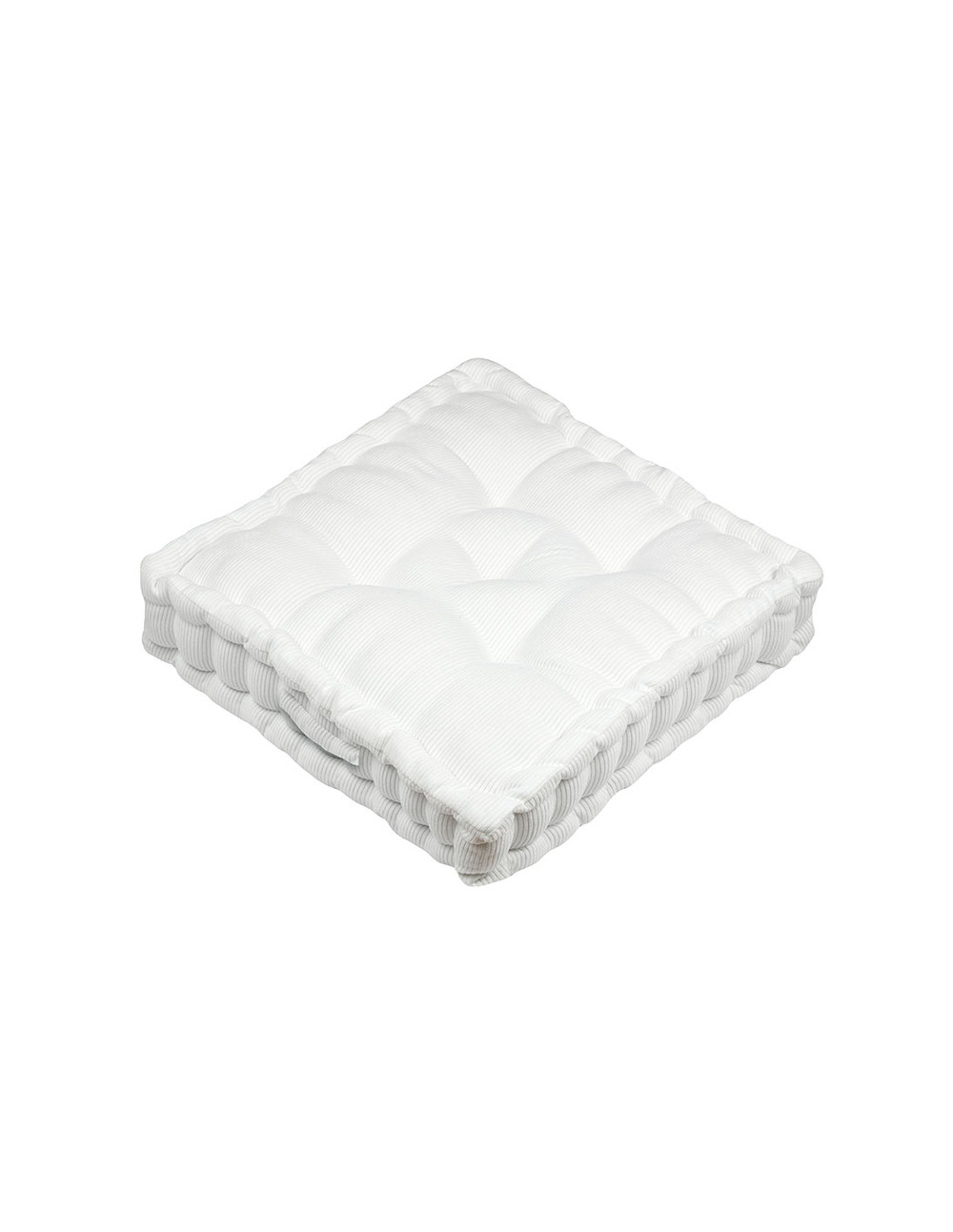 Coussin de sol dandy écru 45x45x10cm - stof