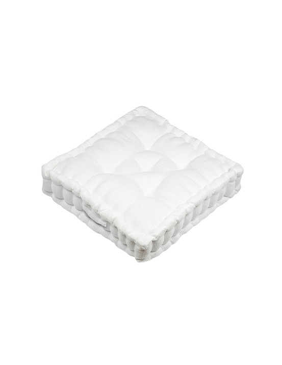 Coussin de sol dandy écru 45x45x10cm - stof