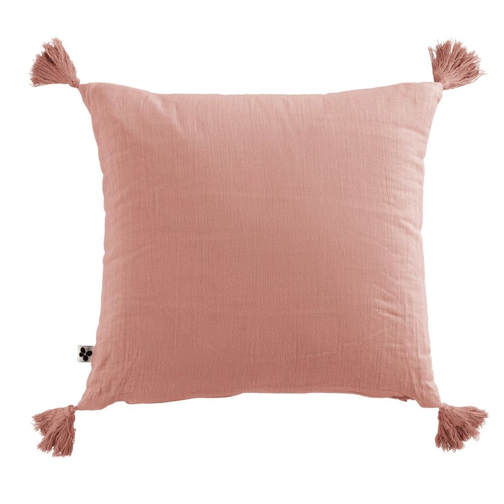 Coussin double gaze coton gaia