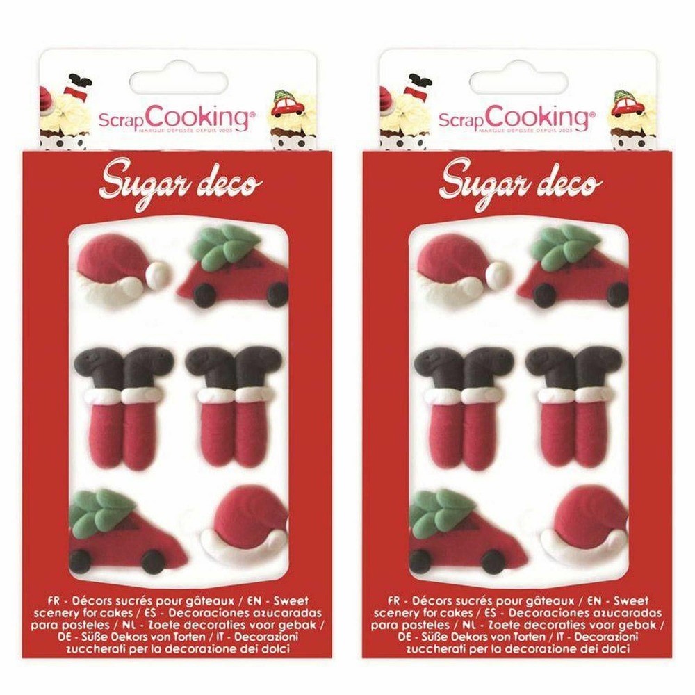 12 décors sucrés père noël