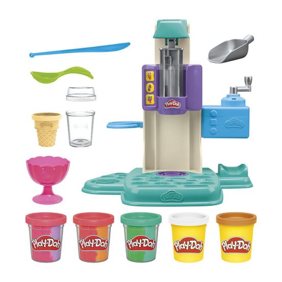 Play-doh rainbow swirl ice cream playset