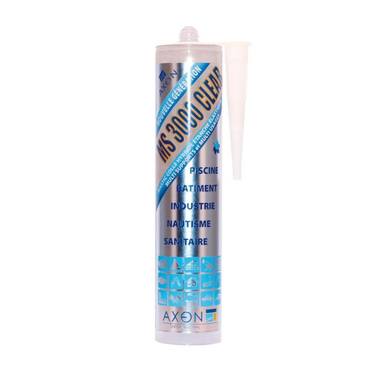 Mastic colle hybride universel transparent c/12 - ms3000clear