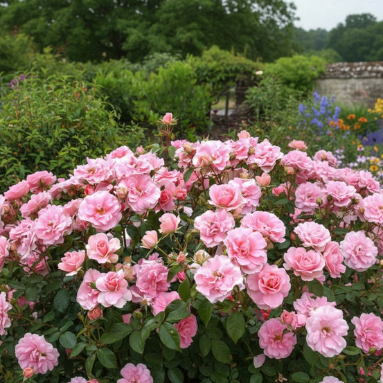 Rosier arbustif ville de saumur® pot de 3l - 20/40 cm