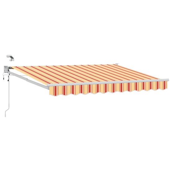 Auvent rétractable électrique multicolore 2,5 x 2 m