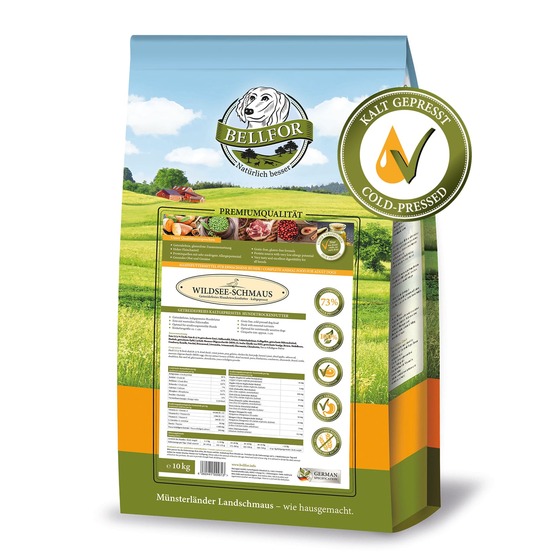 Croquettes pour chiens sans céréales au canard - wildsee-schmaus - 10 kg