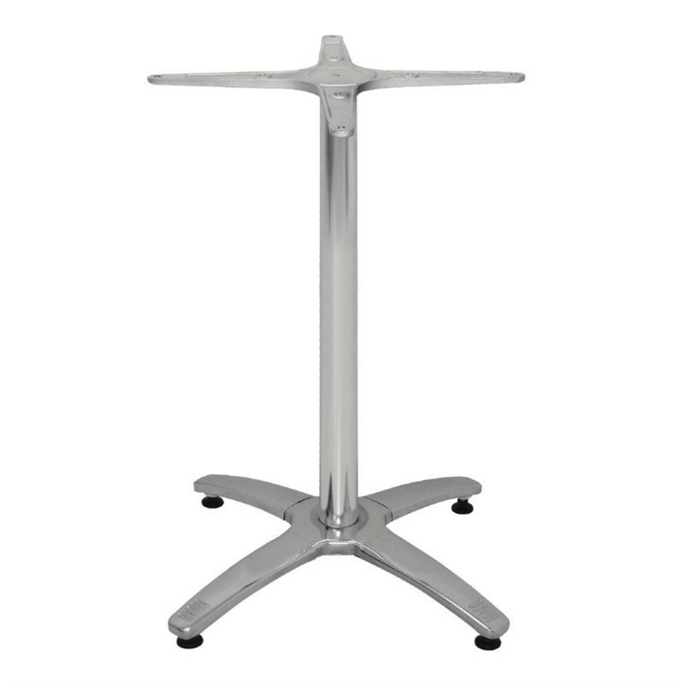 Pied de table pour plateau 800 mm 4 pieds en aluminium - bolero
