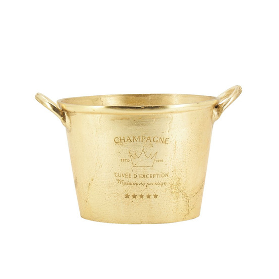 Seau à champagne doré