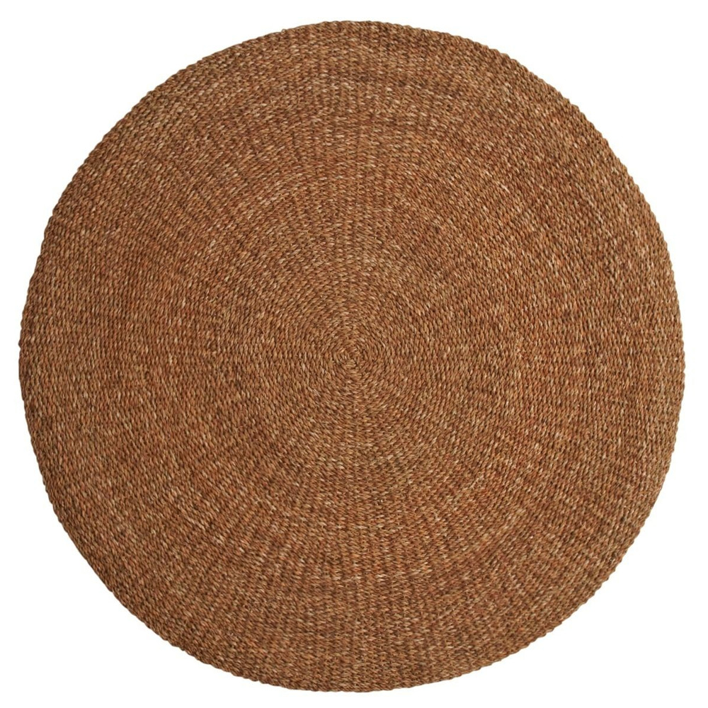 Tapis rond en jonc de mer naturel siz diamètre 120cm