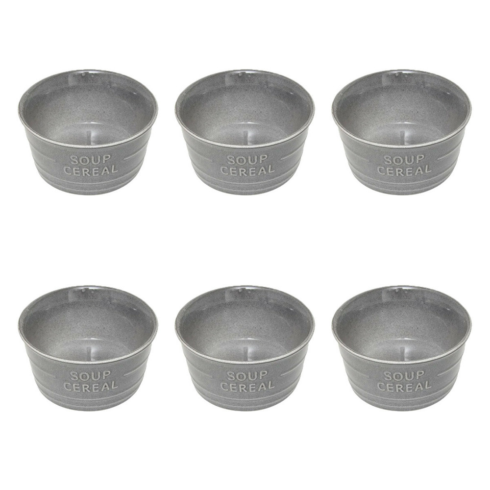 Lot de 6 bols en faïence 