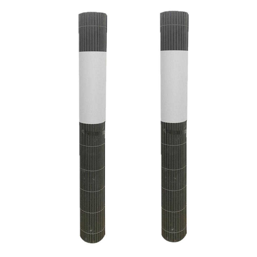 Lot de 2 canisses brise-vue occultantes en pvc