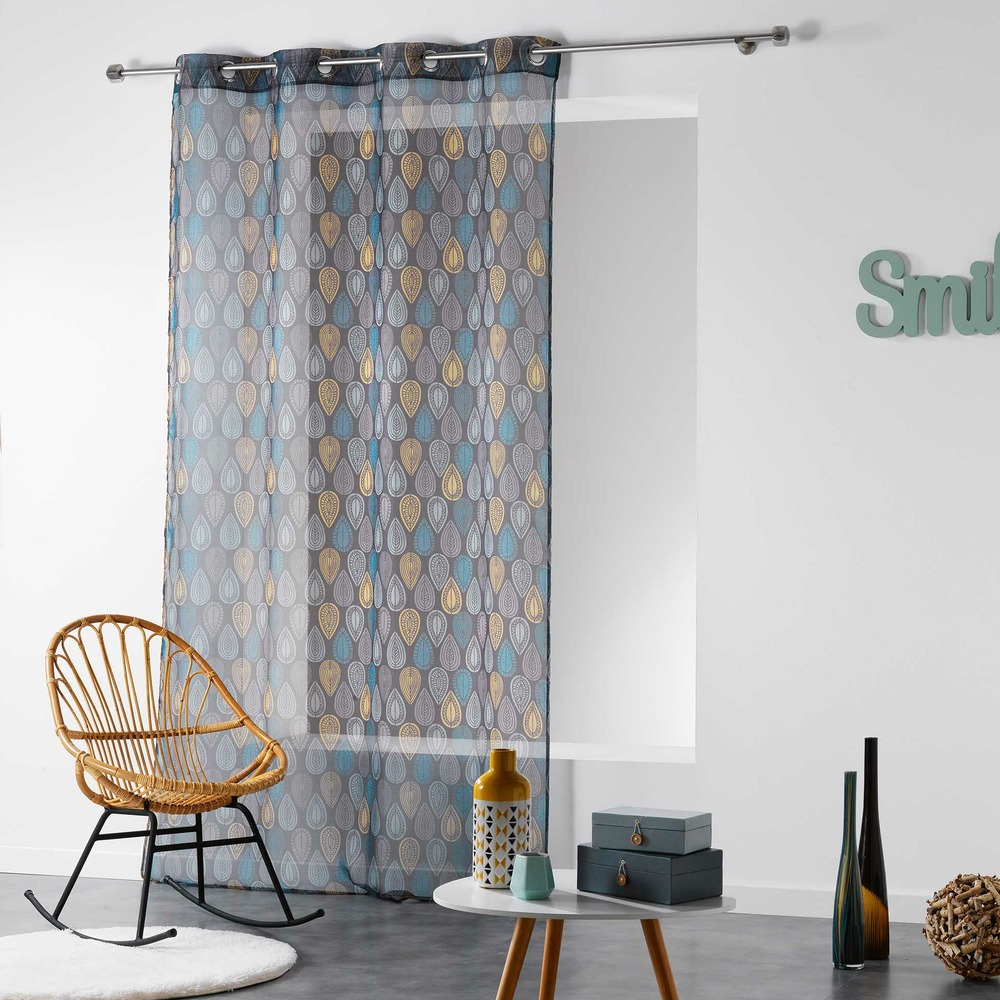 Rideau panneau a oeillets voile collection palpito