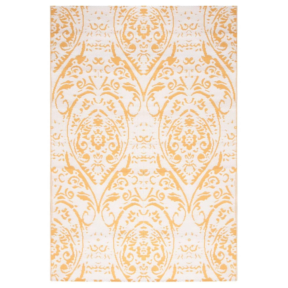 Tapis d'extérieur arakil jaune 140 x 200 cm pp