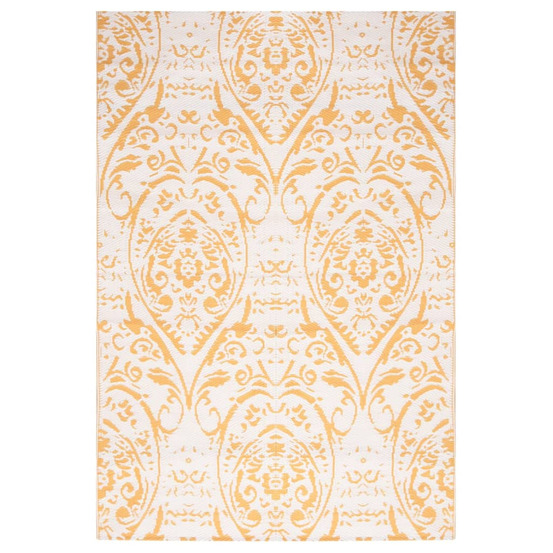 Tapis d'extérieur arakil jaune 140 x 200 cm pp