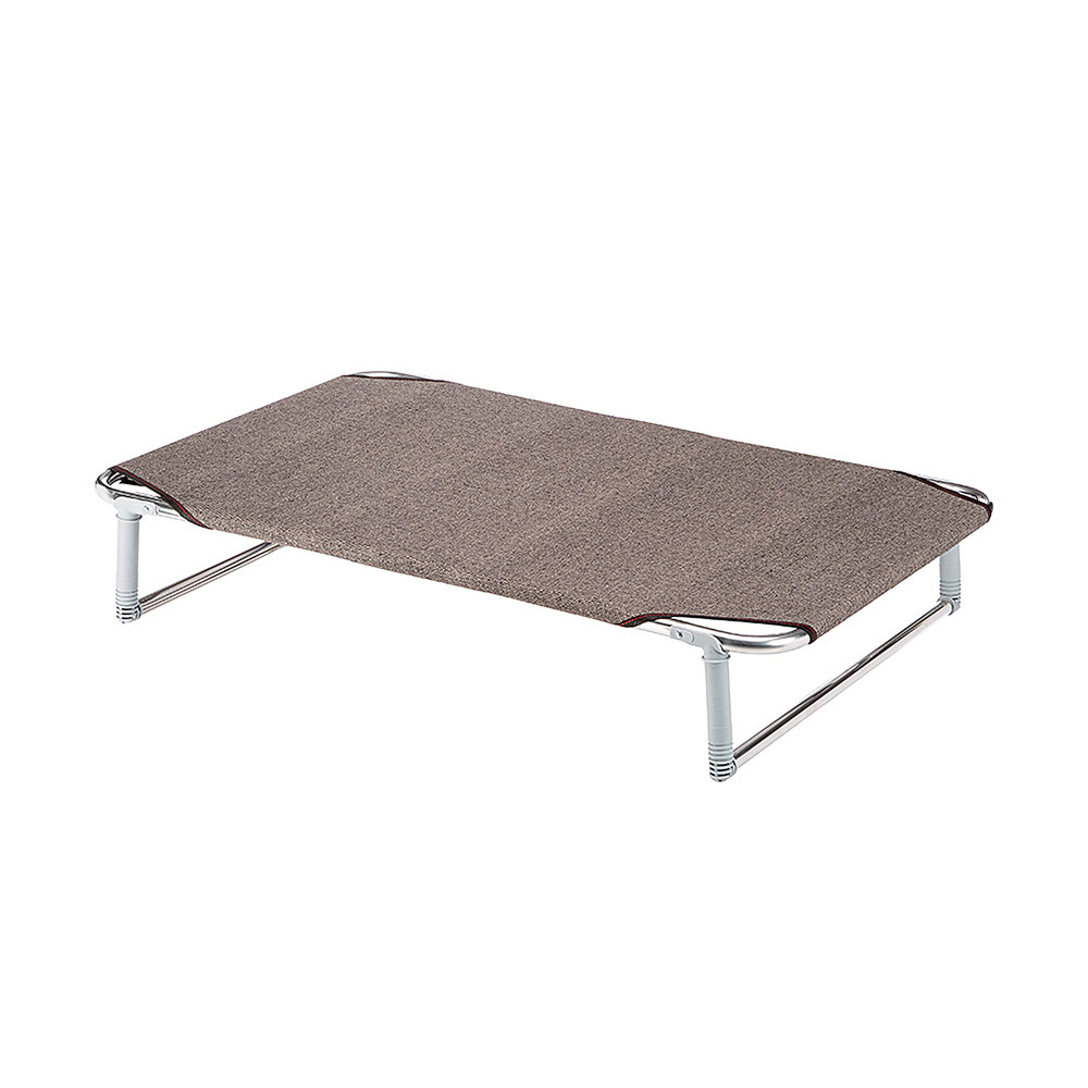 Ferplast lit pliable pour chiens dream 100, avec structure solide en aluminium avec élastiques renforcés, toile en tissu, 105 x 63