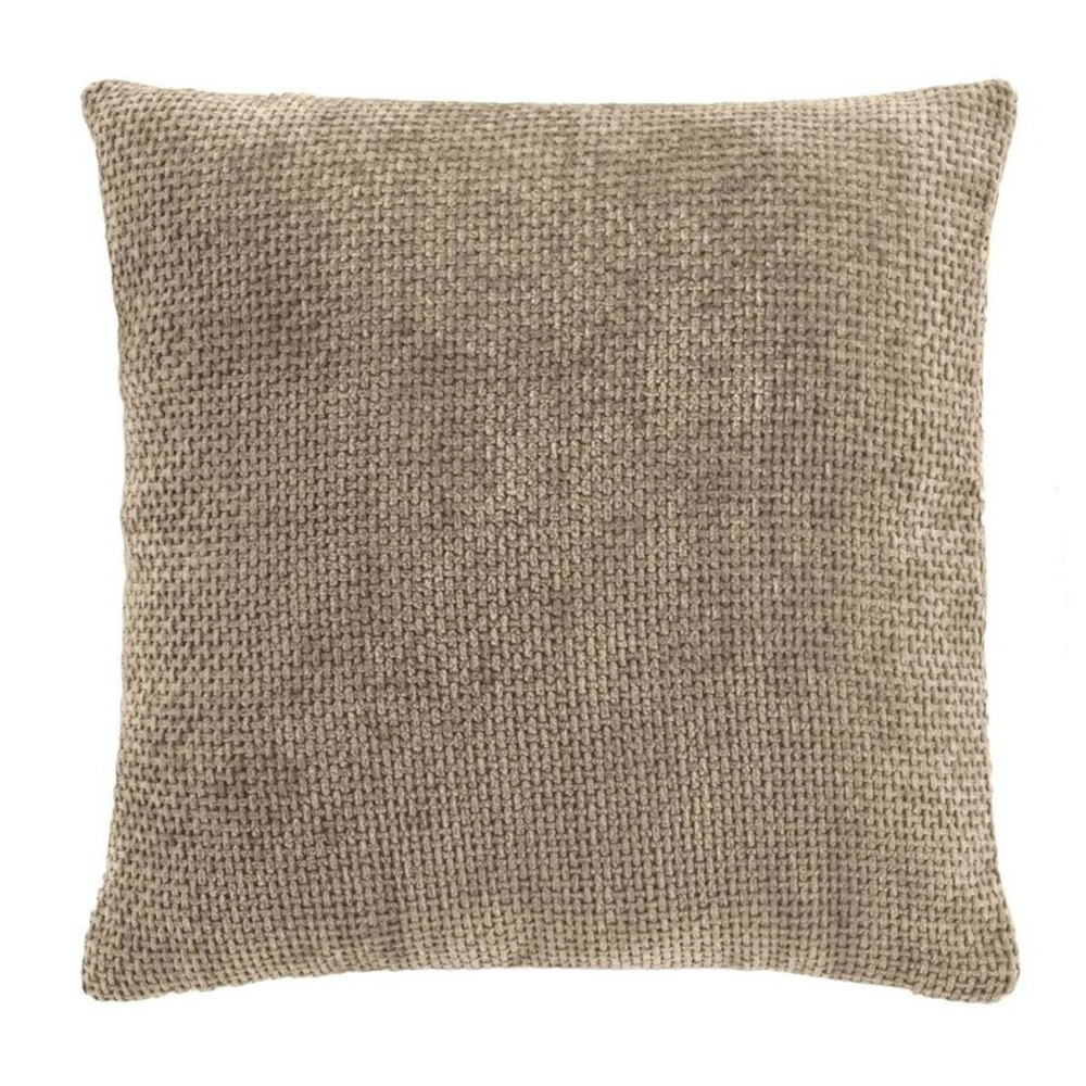 Coussin déco en velours chenillé 