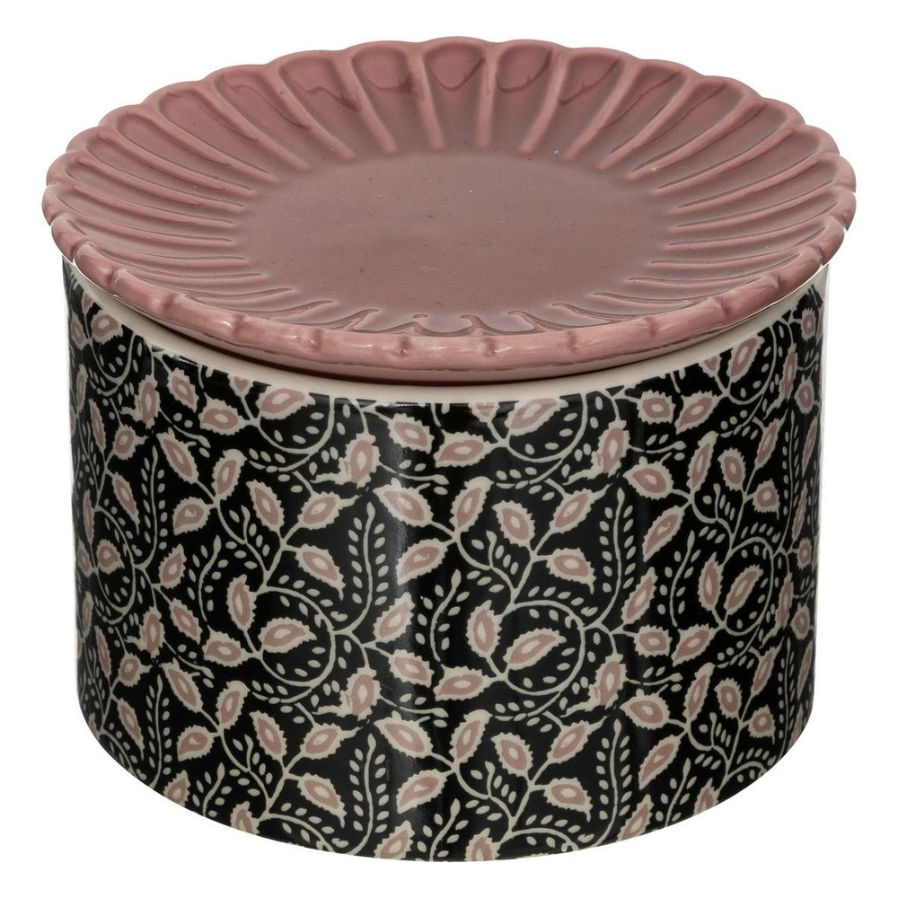 Boîte en céramique d12,5cm noir