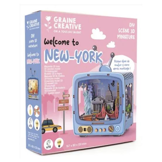 Maquette 3d bois - tv new york