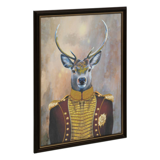 Toile imprimée et encadrée cerf des lords 50 x 70 cm