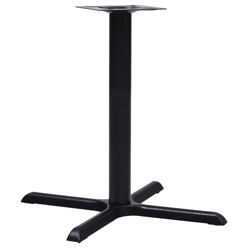 Pied de table de bistro noir 76x76x72 cm fonte