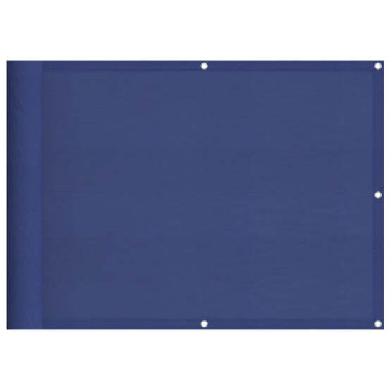 Écran de balcon bleu 75x700 cm 100% polyester oxford