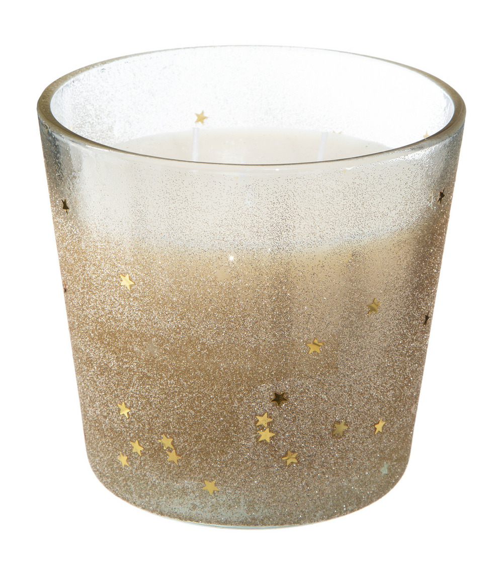 Bougie 3 mèches pot en verre 500 g