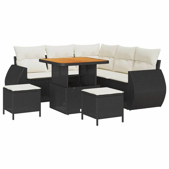 Ensemble de canapé de jardin 8 pc 7-nombre de places