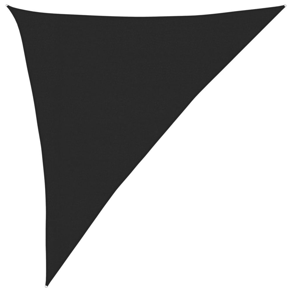Voile d'ombrage 160 g/m² noir 3x4x5 m pehd