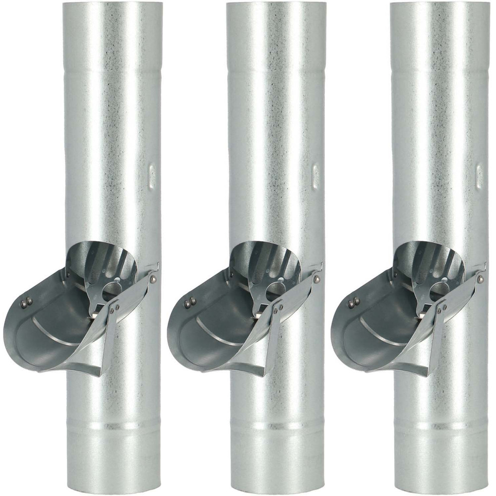 Récupérateur d'eau de pluie en zinc (lot de 3)