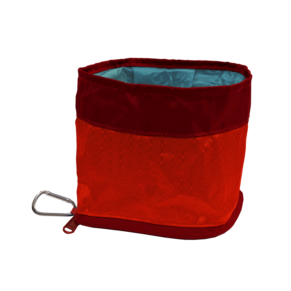 Gamelle de voyage 'zippy' rouge