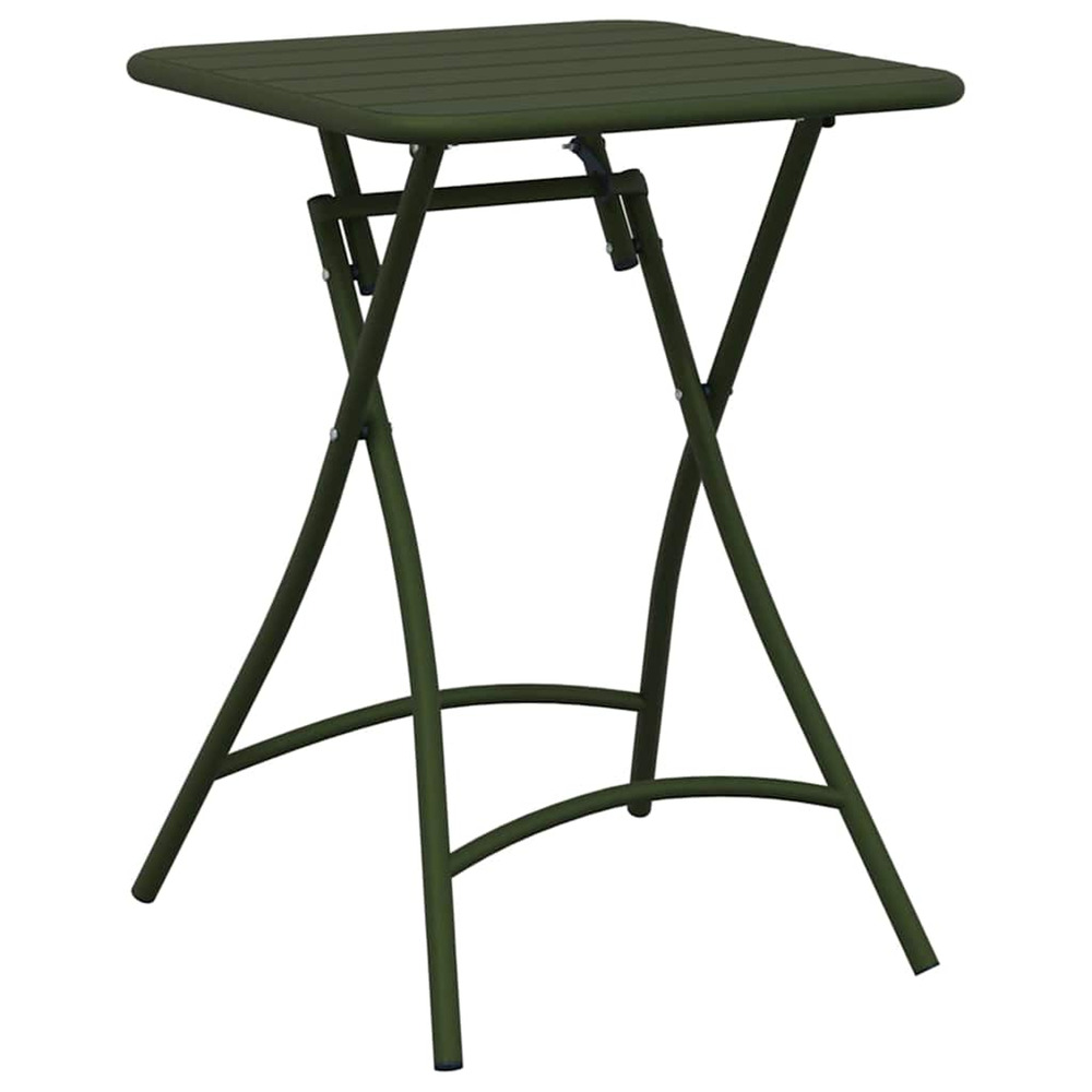 Table bistrot vert foncé 55 x 55 x 72,5 cm