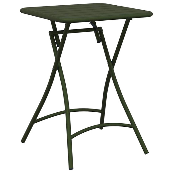 Table bistrot vert foncé 55 x 55 x 72,5 cm