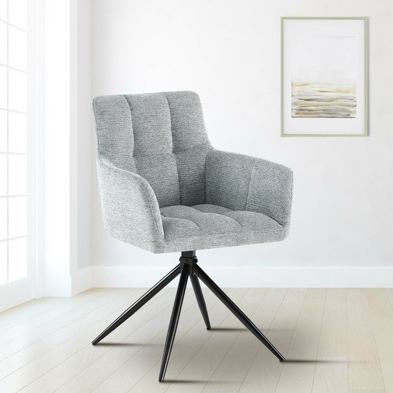 Chaise de salle à manger tissu jonah