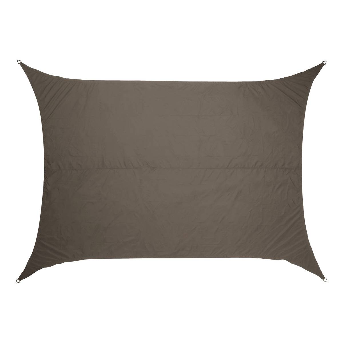 Voile d'ombrage elyora 4x3m gris ardoise