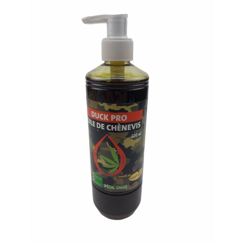Huile de chènevis favorise la reproduction duck pro 500 ml pour canard