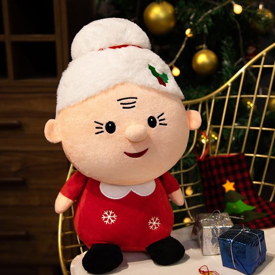 Peluche de noël - mère noël