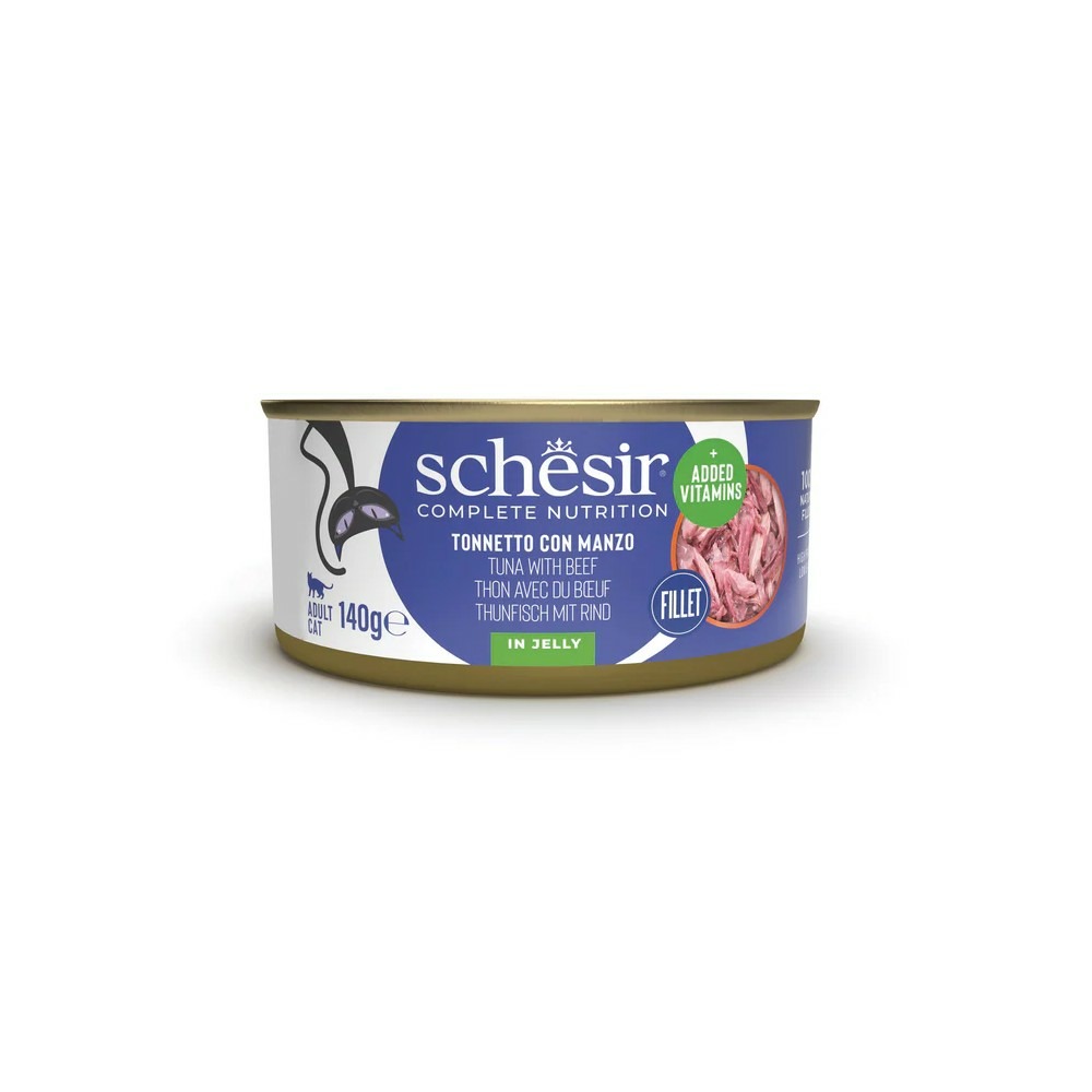 Gelee thon / bœuf schesir chat 85 g