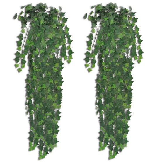 Buissons artificiels de lierre 4 pcs vert 90 cm