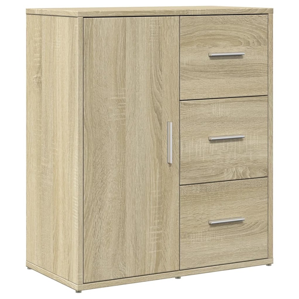 Buffet bahut commode armoire meuble de rangement organisateur cuisine salle de séjour salon sonoma 60 x 31 x 70 cm bois d'ing