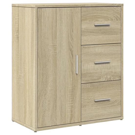 Buffet bahut commode armoire meuble de rangement organisateur cuisine salle de séjour salon sonoma 60 x 31 x 70 cm bois d'ing