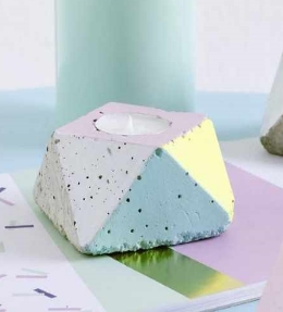 photophore en ciment