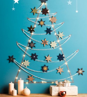 sapin de noel mural