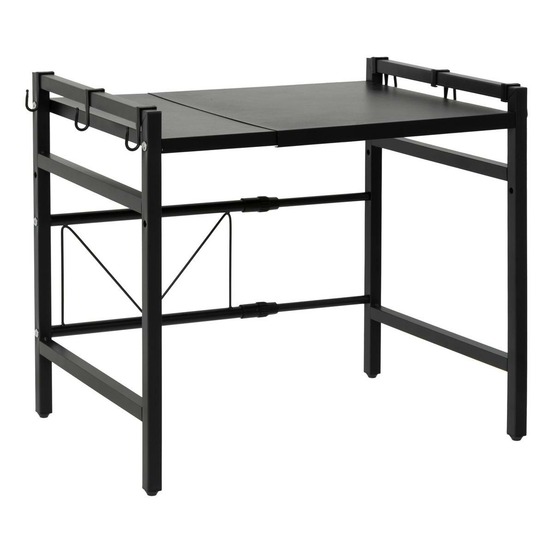 5five - etagère micro-onde black edition extensible 1 étagère noir